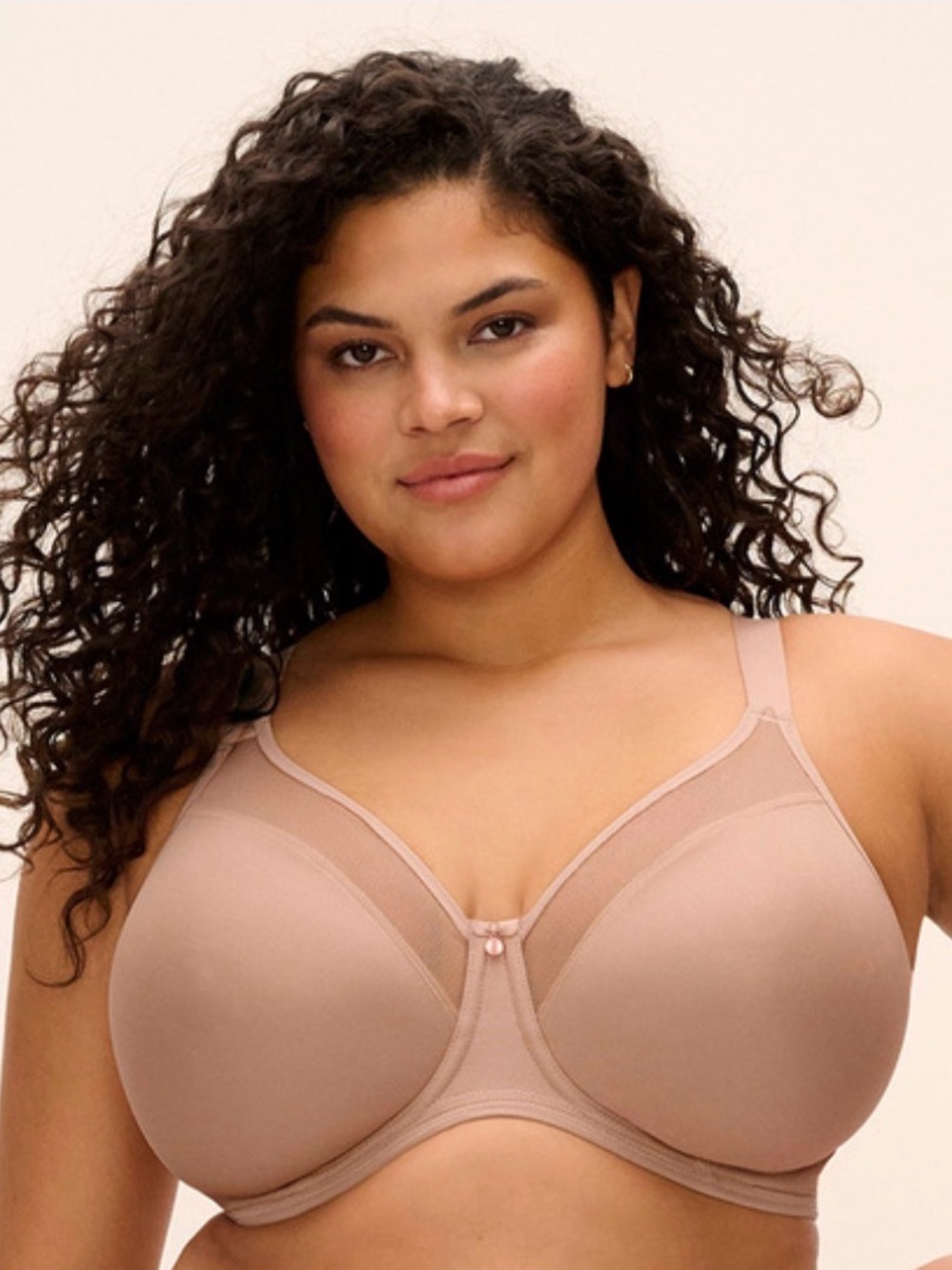 Elomi Smoothing Underwire Bra 38I Pink Nude Intimates Adjustable Straps